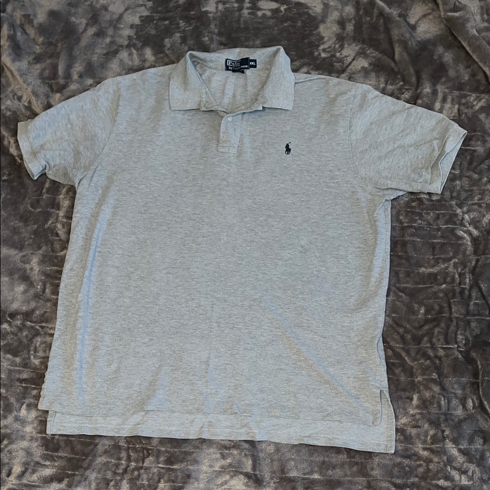 Polo by Ralph Lauren Gray Polo Shirt 100% cotton size XXL